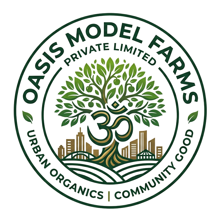Oasis Model Farms logo